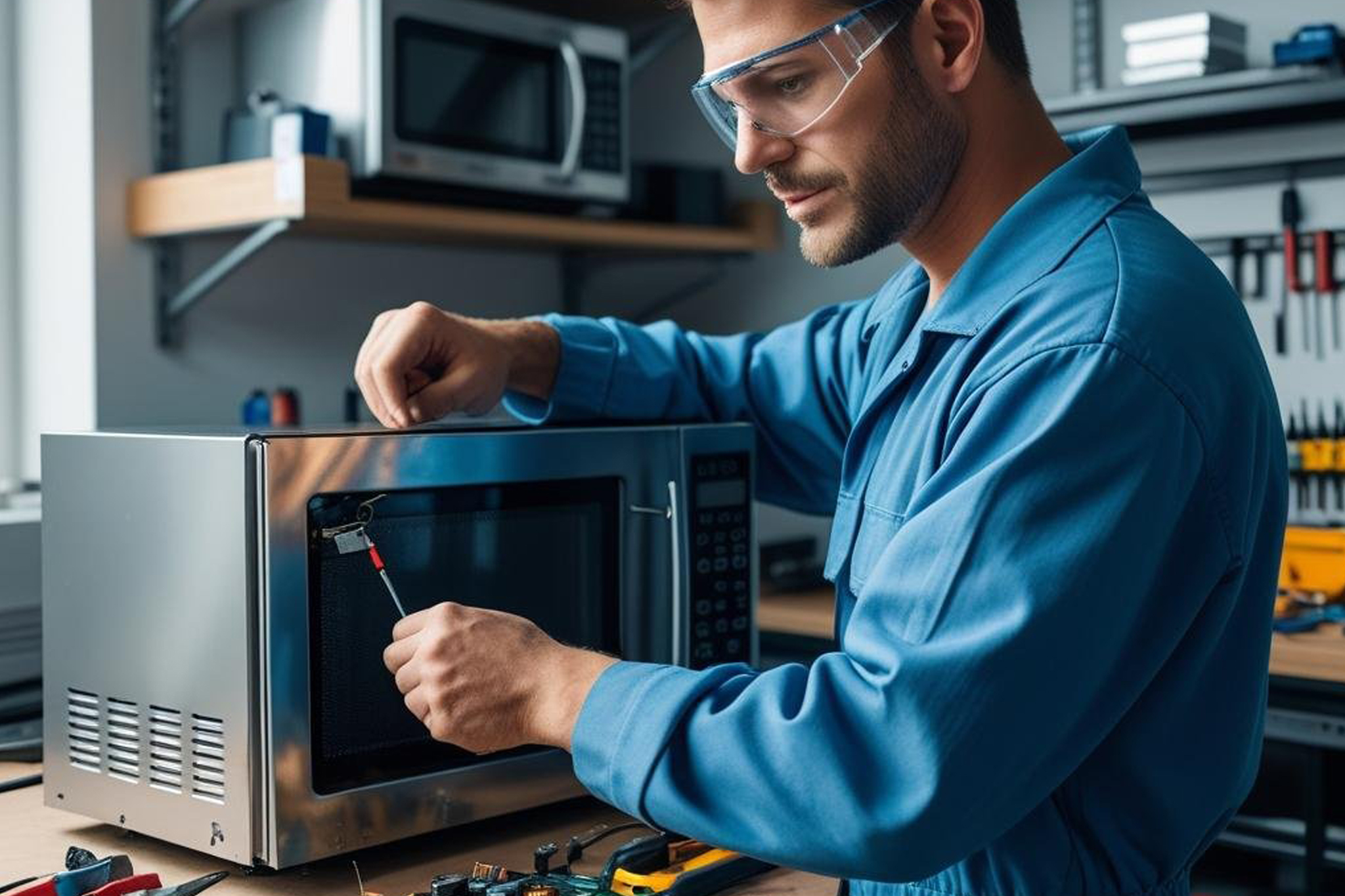 Microwave oven repair